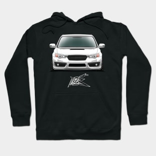 subaru legacy b4 white Hoodie